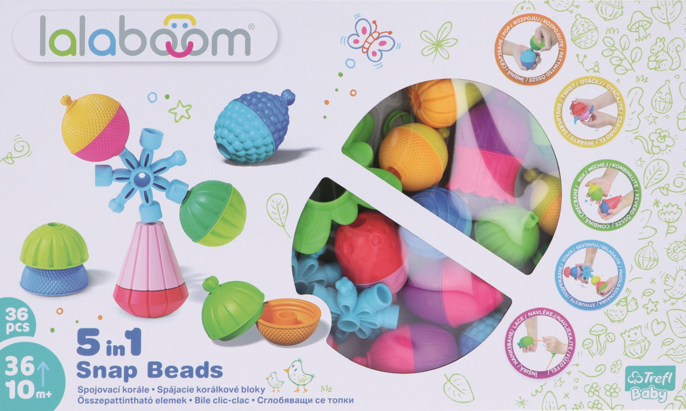 LALABOOM JOC DE DEZVOLTARE BEBE MONTESSORI 36 PIESE