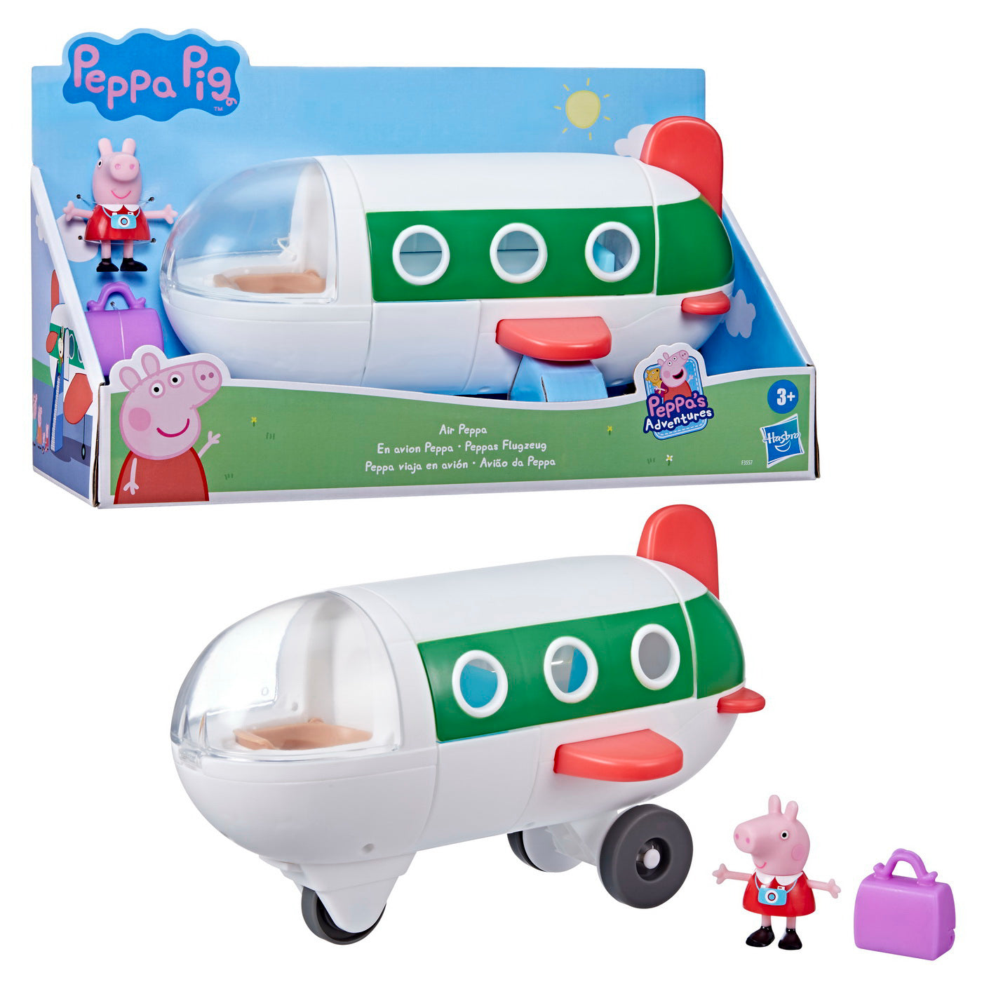PEPPA PIG SET MERGEM CU AVIONUL