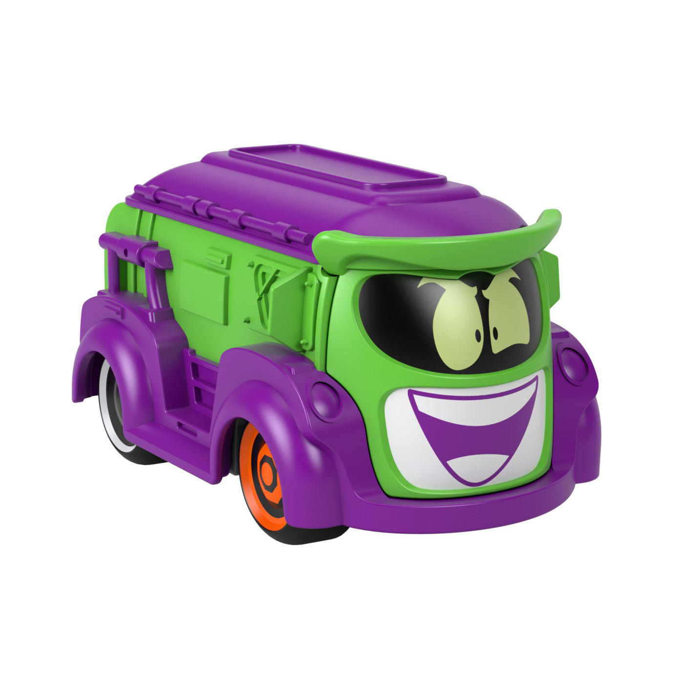 FISHER PRICE BATWHEELS MASINUTA METALICA PRANK VANUL LUI JOKER 1:55