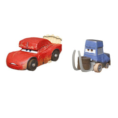 CARS3 SET 2 MASINUTE METALICE CAVE FULGER MCQUEEN SI PITSTOPOSAURUS