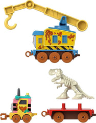 THOMAS LOCOMOTIVA CU VAGON PUSH ALONG DINO