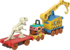 THOMAS LOCOMOTIVA CU VAGON PUSH ALONG DINO