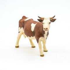 PAPO FIGURINA VACA SIMMENTAL