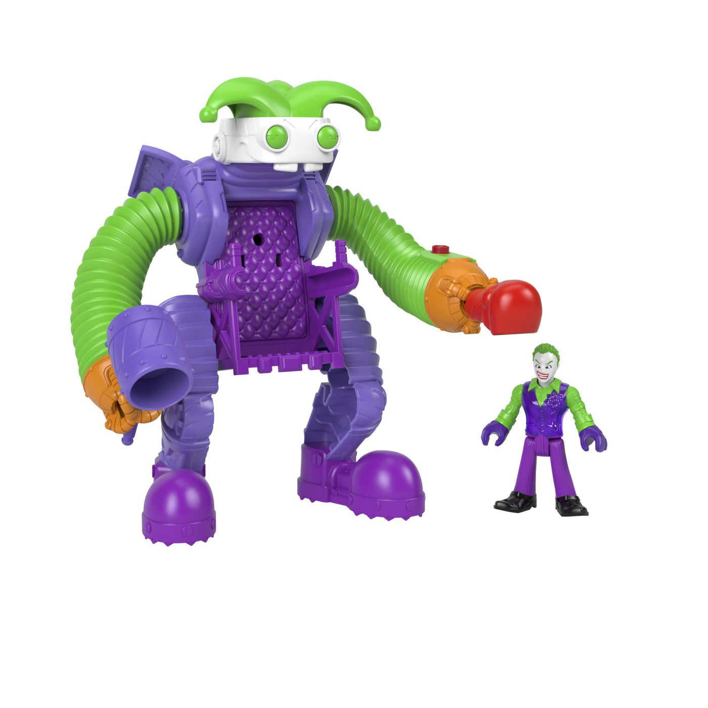 FISHER PRICE IMAGINEXT DC SUPER FRIENDS VEHICUL CU FIGURINA JOKER