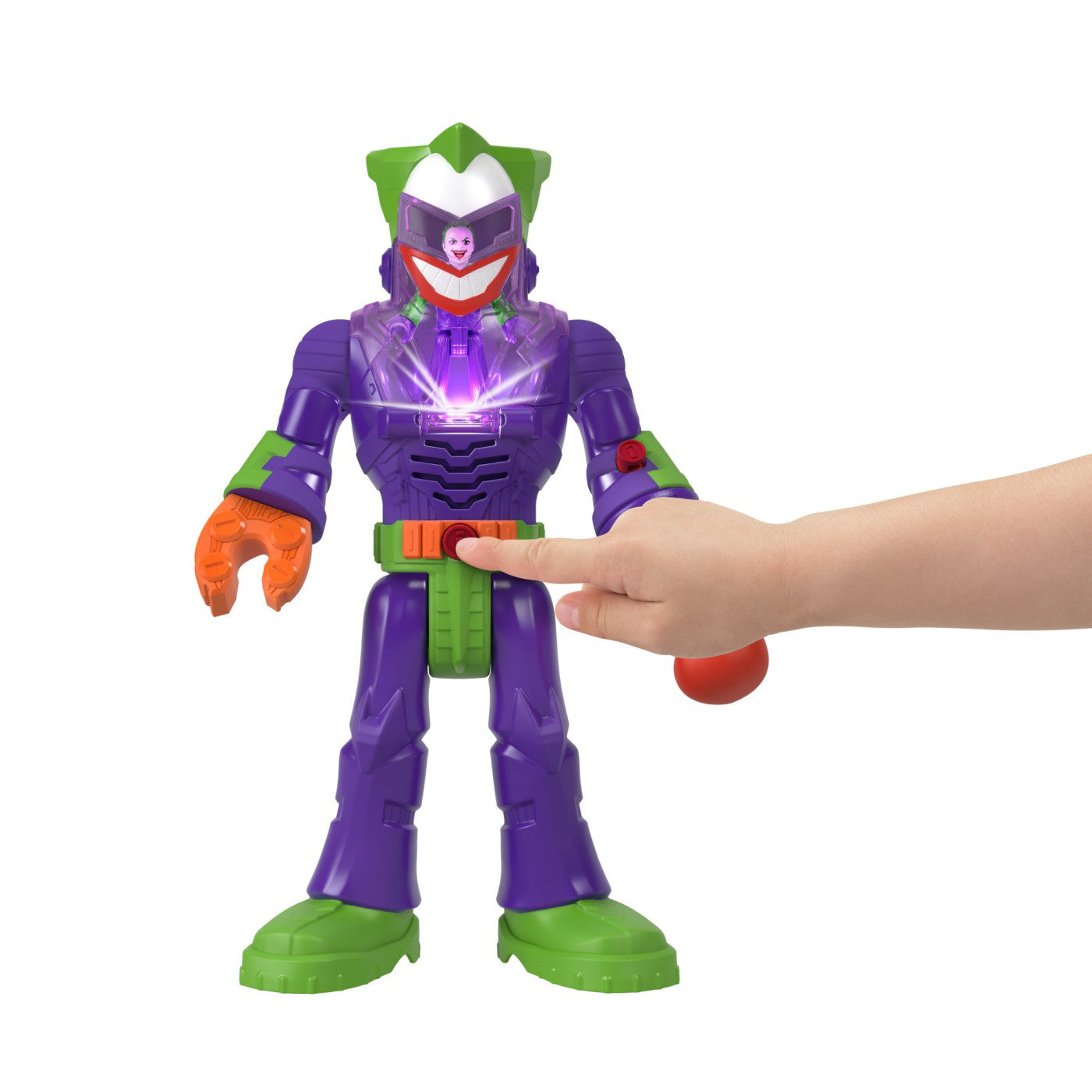 FISHER PRICE IMAGINEXT DC SUPER FRIENDS ROBOT JOKER 30CM