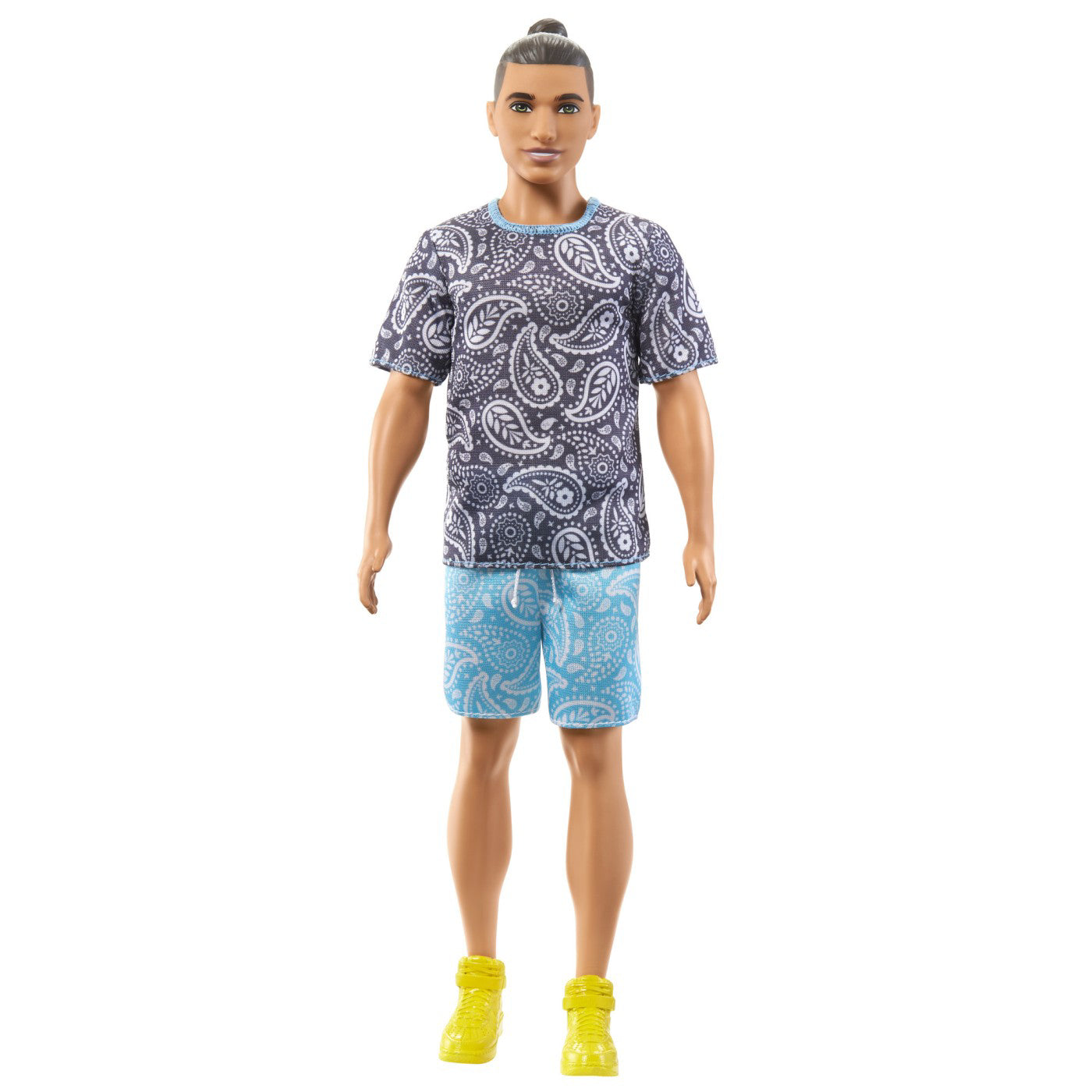 BARBIE PAPUSA BAIAT FASHIONISTAS SATEN CU TRICOU