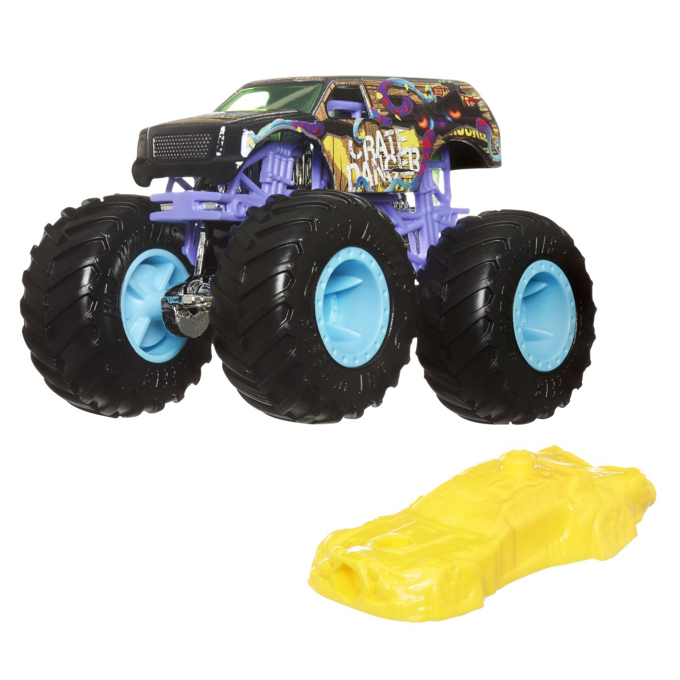 HOT WHEELS MONSTER TRUCK MASINUTA CRATE DANGER SCARA 1:64