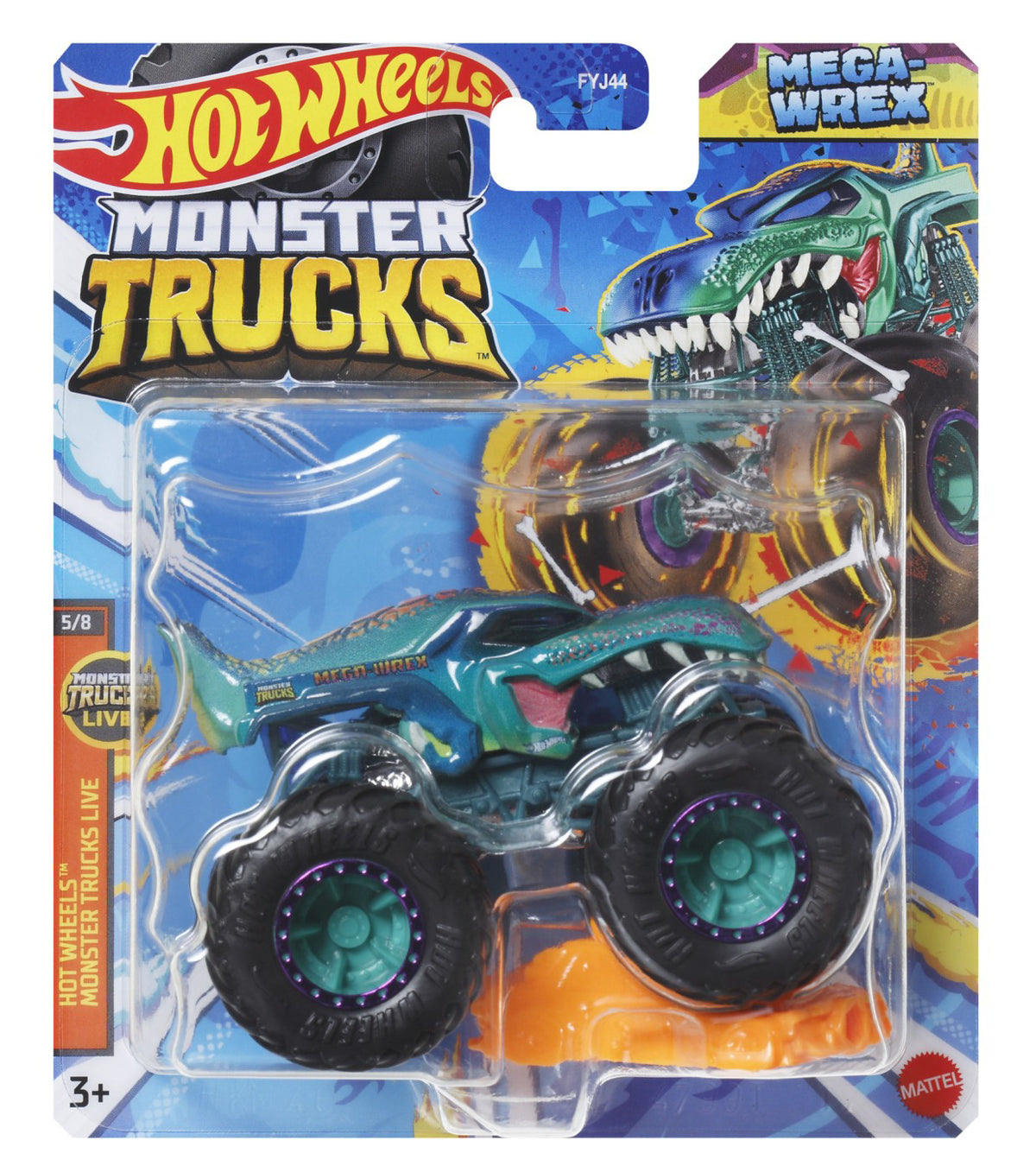 HOT WHEELS MONSTER TRUCK MASINUTA MEGA WREX SCARA 1:64
