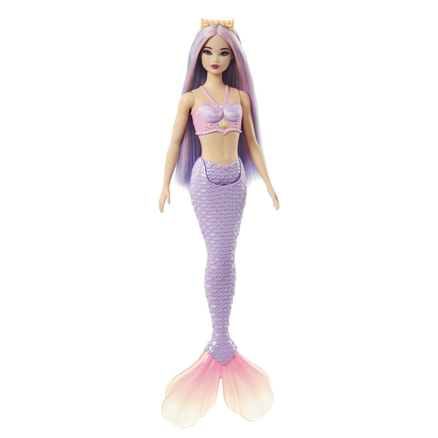 BARBIE DREAMTOPIA PAPUSA SIRENA CU PAR MOV SI COADA MOV