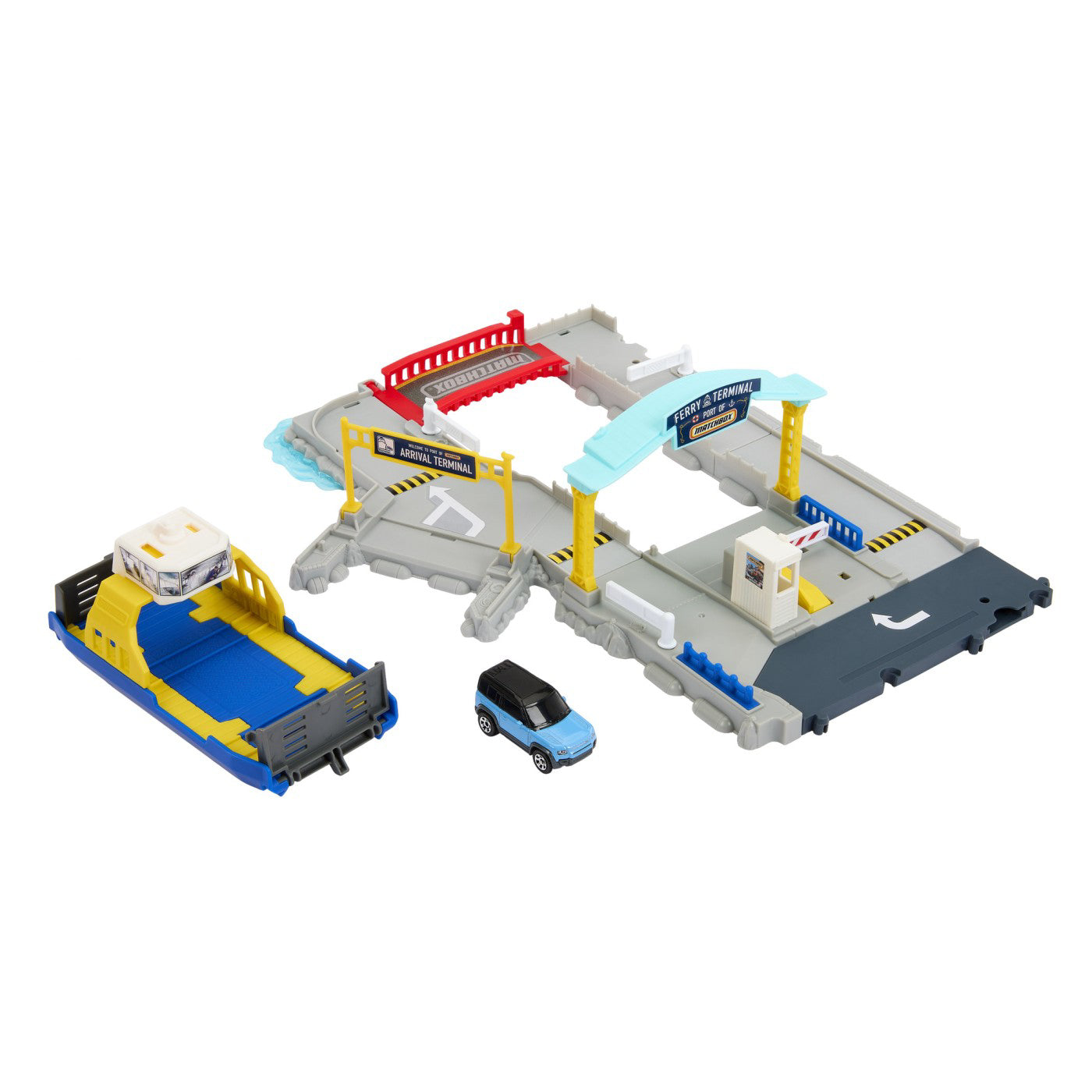 MATCHBOX SET ACTION DIVERS FERRY PORT