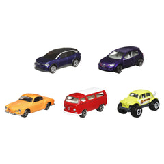 MATCHBOX SET 5 MASINUTE METALICE MBX VOLKSWAGEN SCARA 1:64
