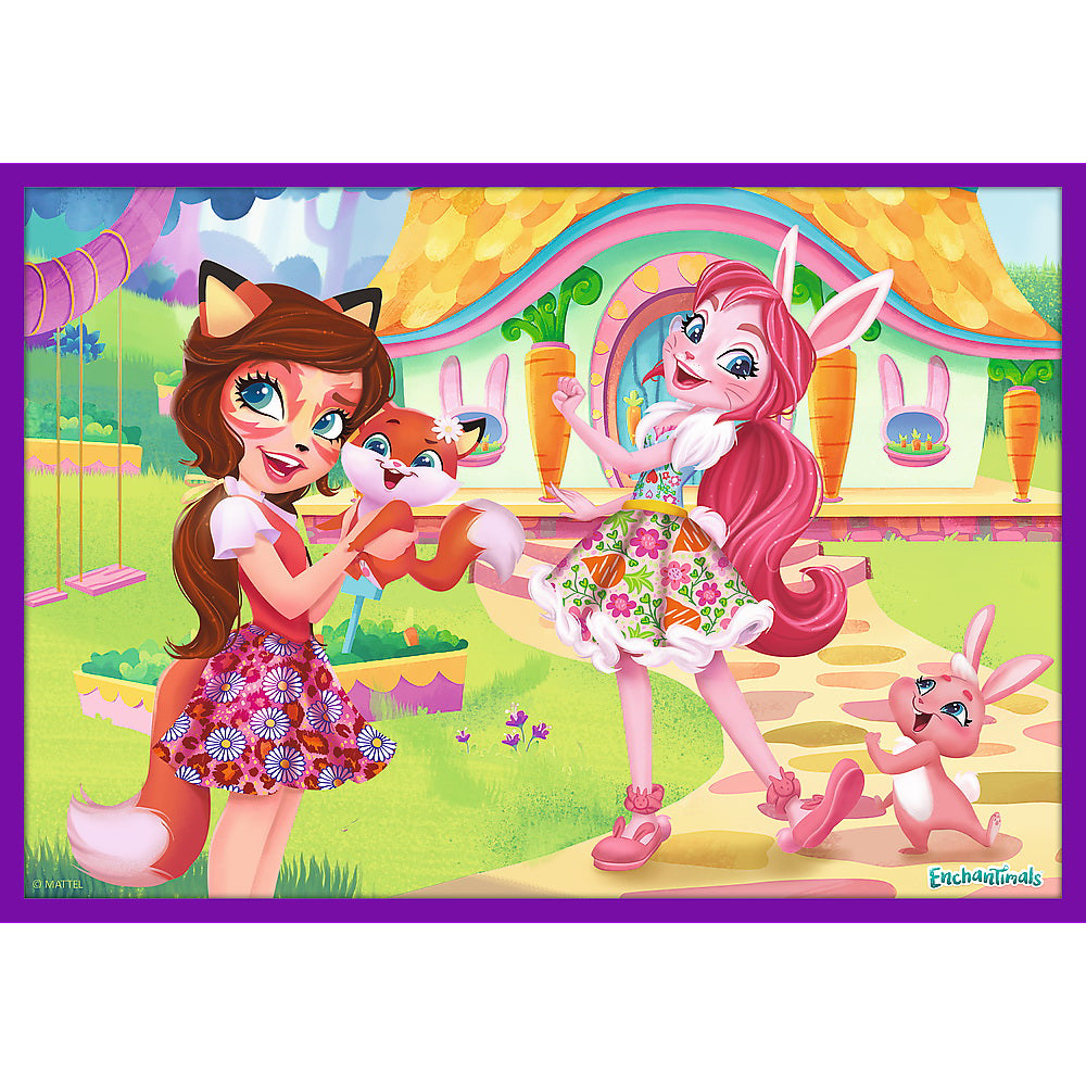 PUZZLE TREFL 10IN1 ENCHANTIMALS - FETELE UIMITOARE