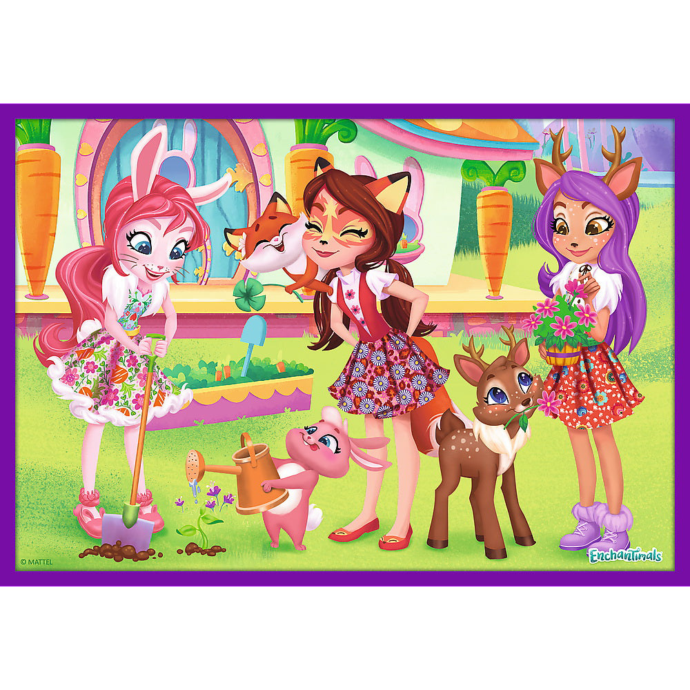 PUZZLE TREFL 10IN1 ENCHANTIMALS - FETELE UIMITOARE