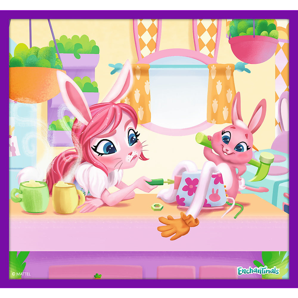 PUZZLE TREFL 10IN1 ENCHANTIMALS - FETELE UIMITOARE
