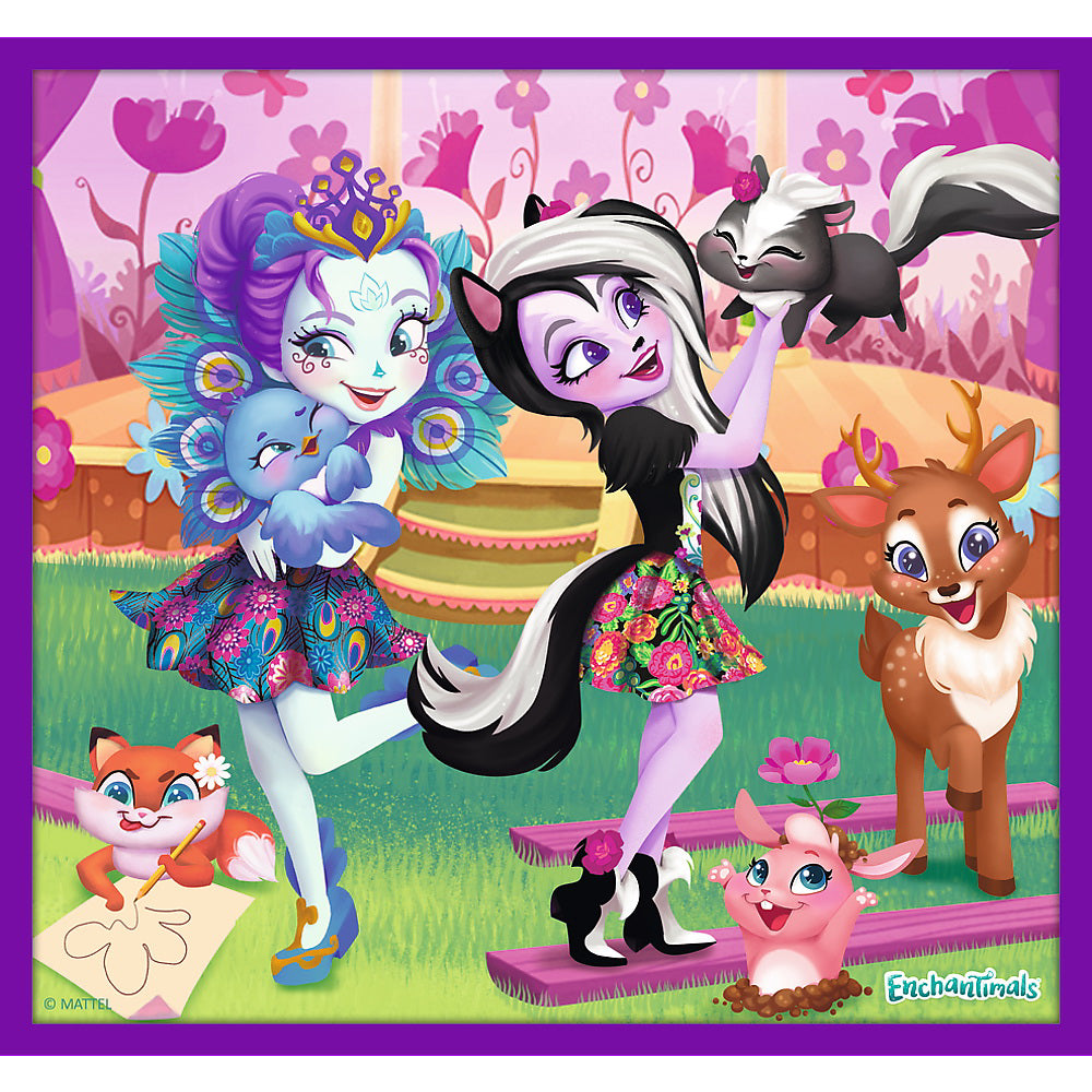 PUZZLE TREFL 10IN1 ENCHANTIMALS - FETELE UIMITOARE