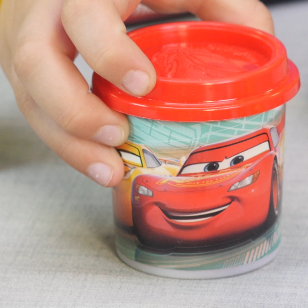 SET 6 BORCANASE CU PLASTILINA CARS