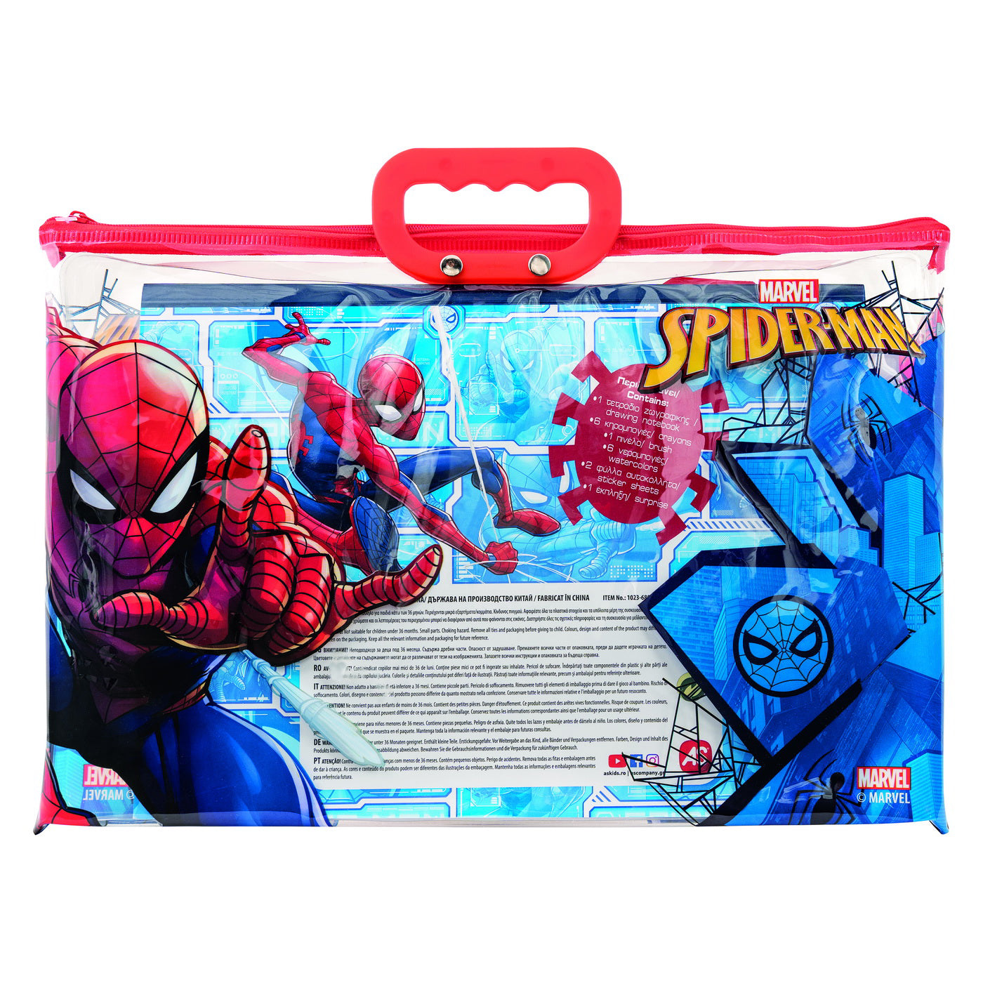 SPIDERMAN SET DESEN GENTUTA DE CREATIE