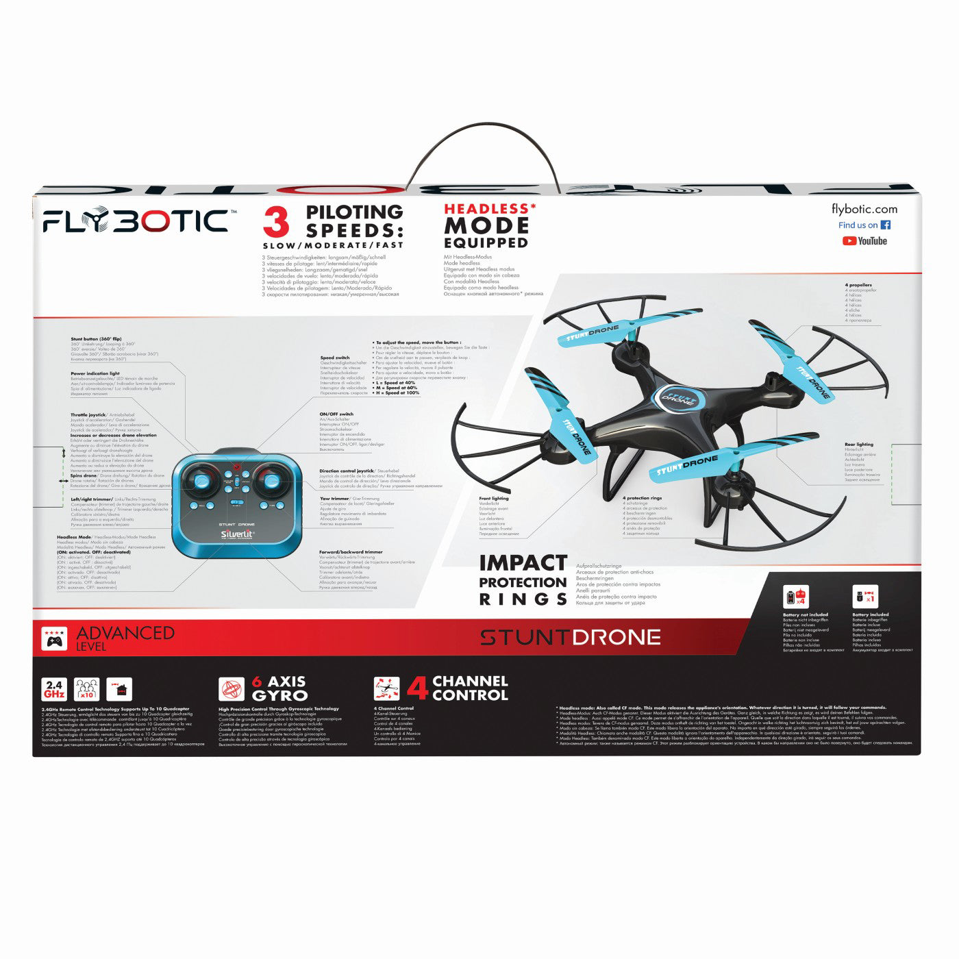 DRONA STUNT CU TELECOMANDA