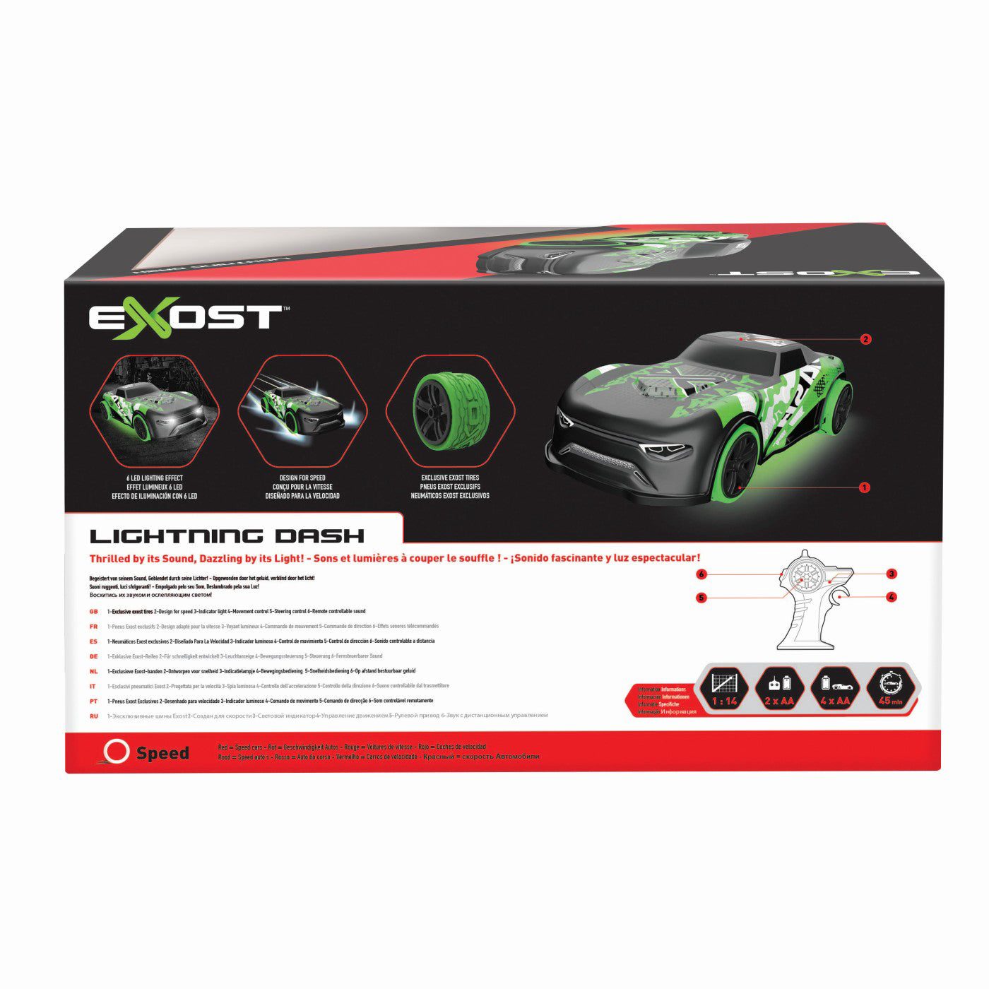 MASINA CU TELECOMANDA EXOST LIGHTNING DASH