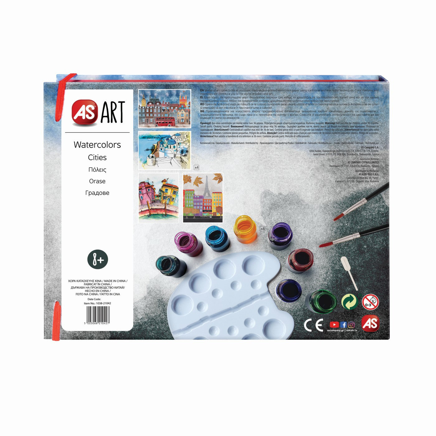 SET DESEN AS ART ACUARELA ORASE