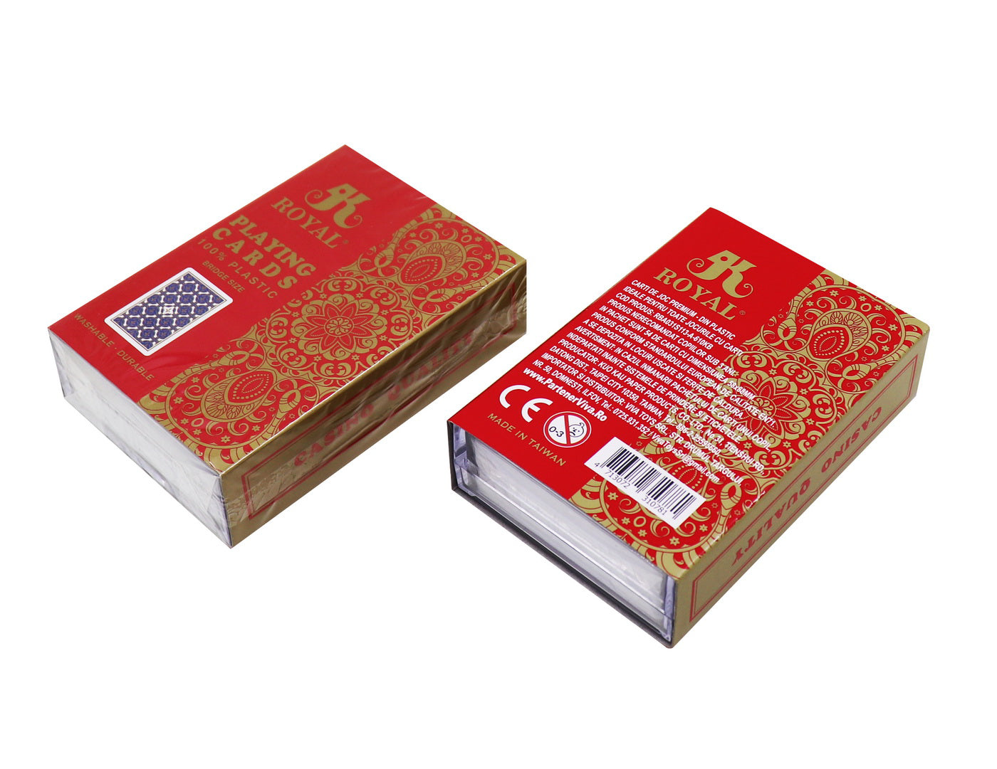 CARTI DE JOC ROYAL DIN PLASTIC DELUXE EDITION