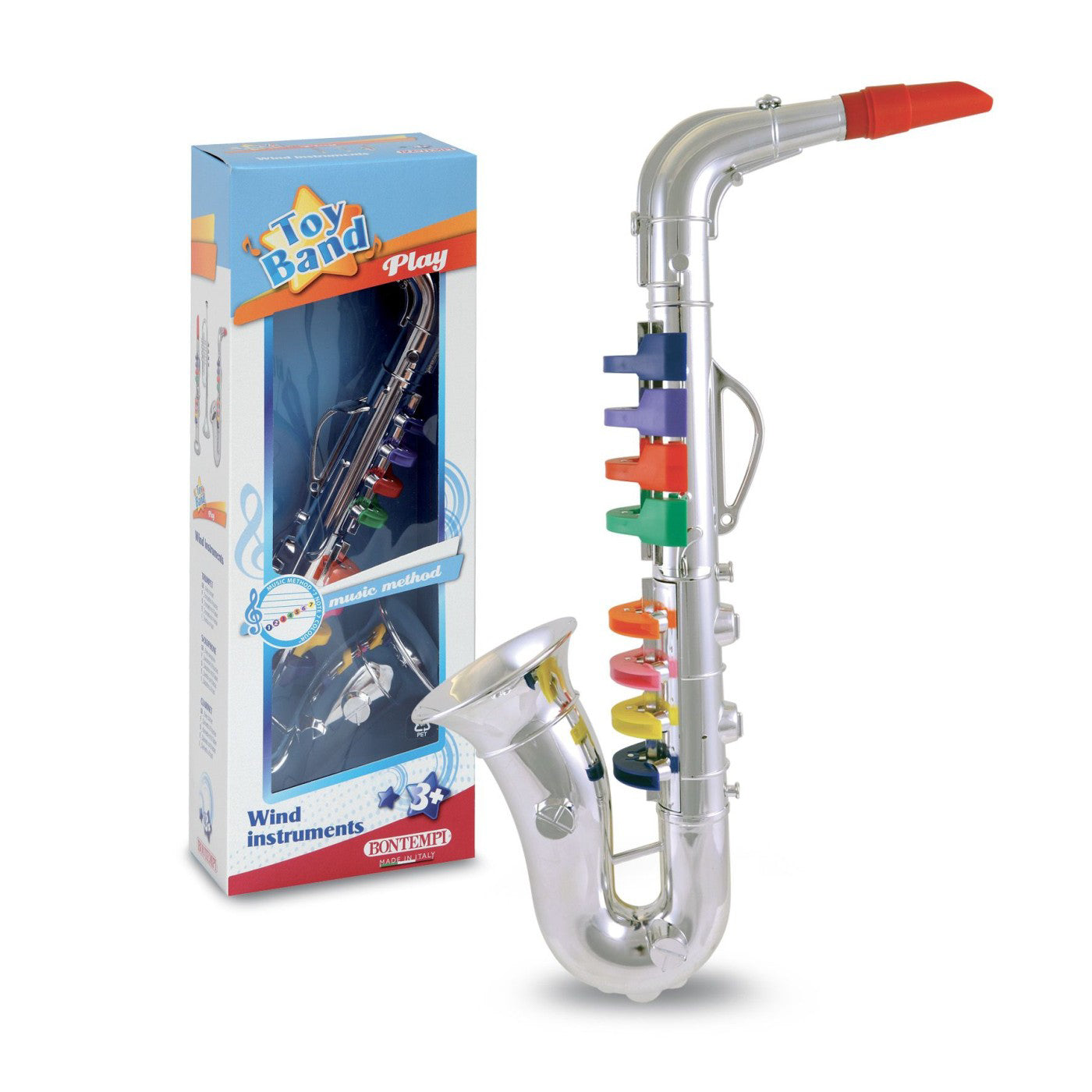 BONTEMPI SAXOFON CU 8 NOTE COLORATE