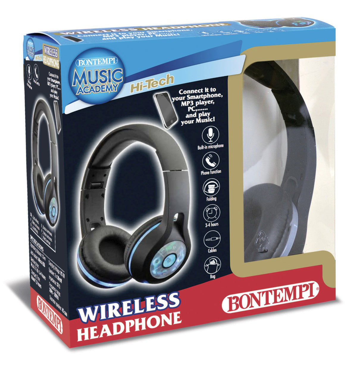 BONTEMPI CASTI WIRELESS NEGRE