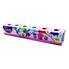SET 6 BORCANASE CU PLASTILINA MINNIE
