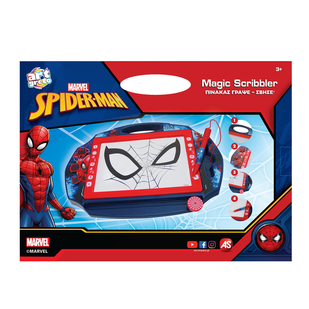 TABLA DE SCRIS SPIDERMAN MAGIC SCRIBBLER MARE