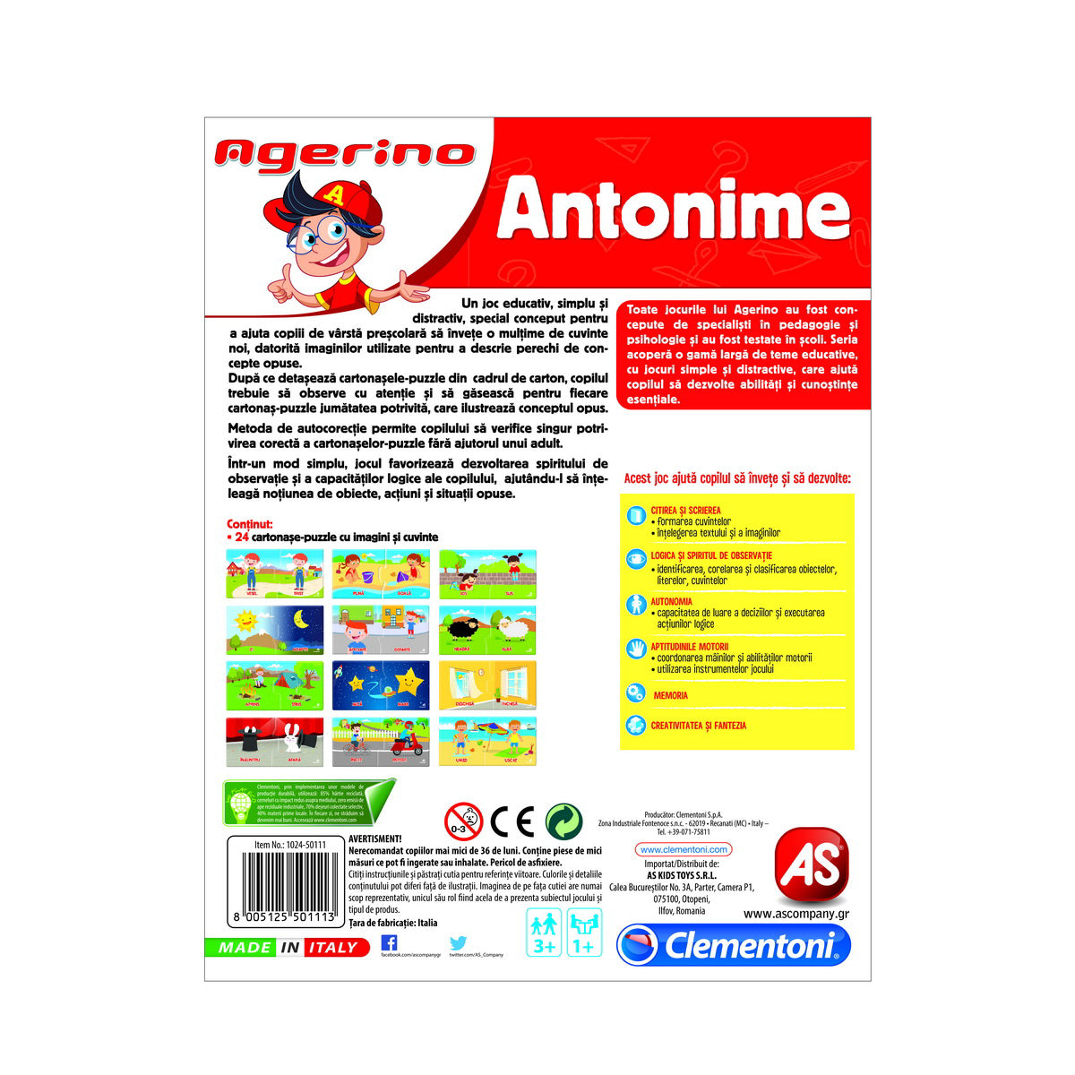 JOC EDUCATIV AGERINO ANTONIME