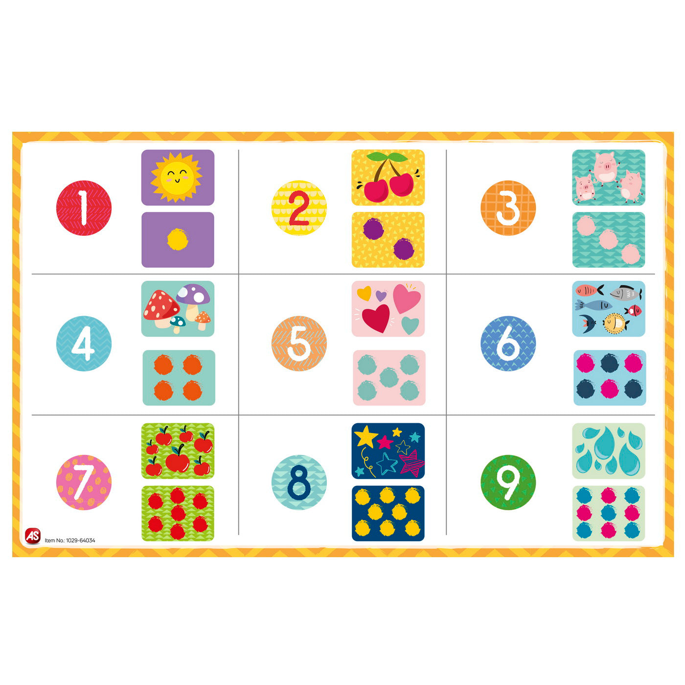 CUTIE MAGNETICA INVATA NUMERELE CU 57 DE PIESE