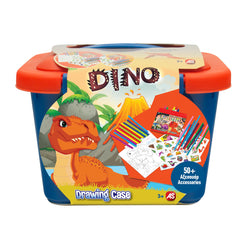 VALIZA DINOS CU ACCESORII PENTRU DESEN