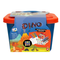 VALIZA DINOS CU ACCESORII PENTRU DESEN