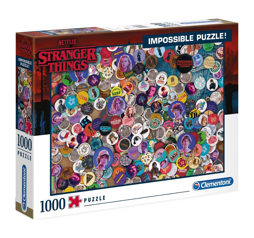 PUZZLE IMPOSSIBLE STRANGER THINGS 1000 DE PIESE CLEMENTONI