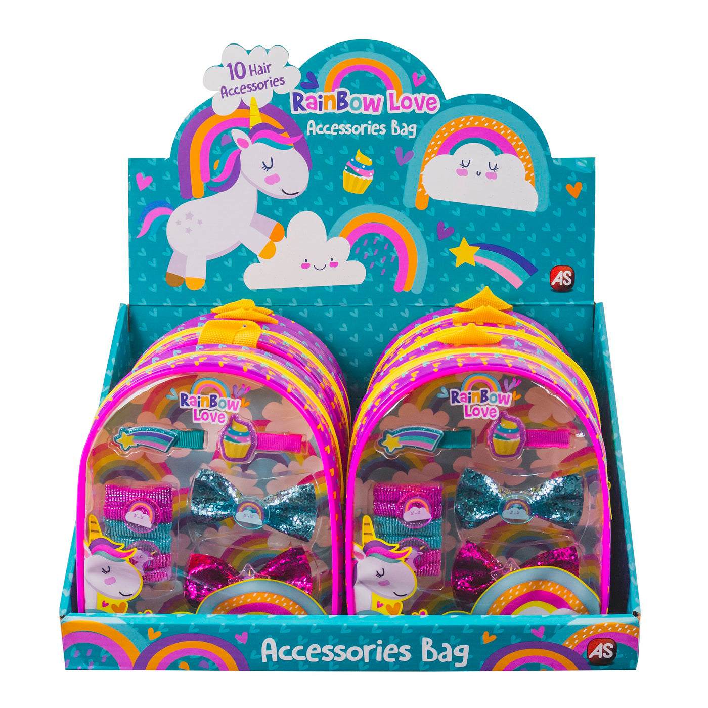 GENTUTA CU ACCESORII RAINBOW LOVE