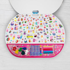 SET PENTRU DESEN 5IN1 GIGABLOCK PEPPA PIG
