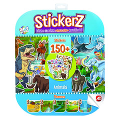 SET 150 DE AUTOCOLANTE STICKERZ REUTILIZABILE CU ANIMALE