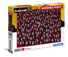 PUZZLE IMPOSSIBLE LA CASA DE PAPEL 1000 DE PIESE CLEMENTONI