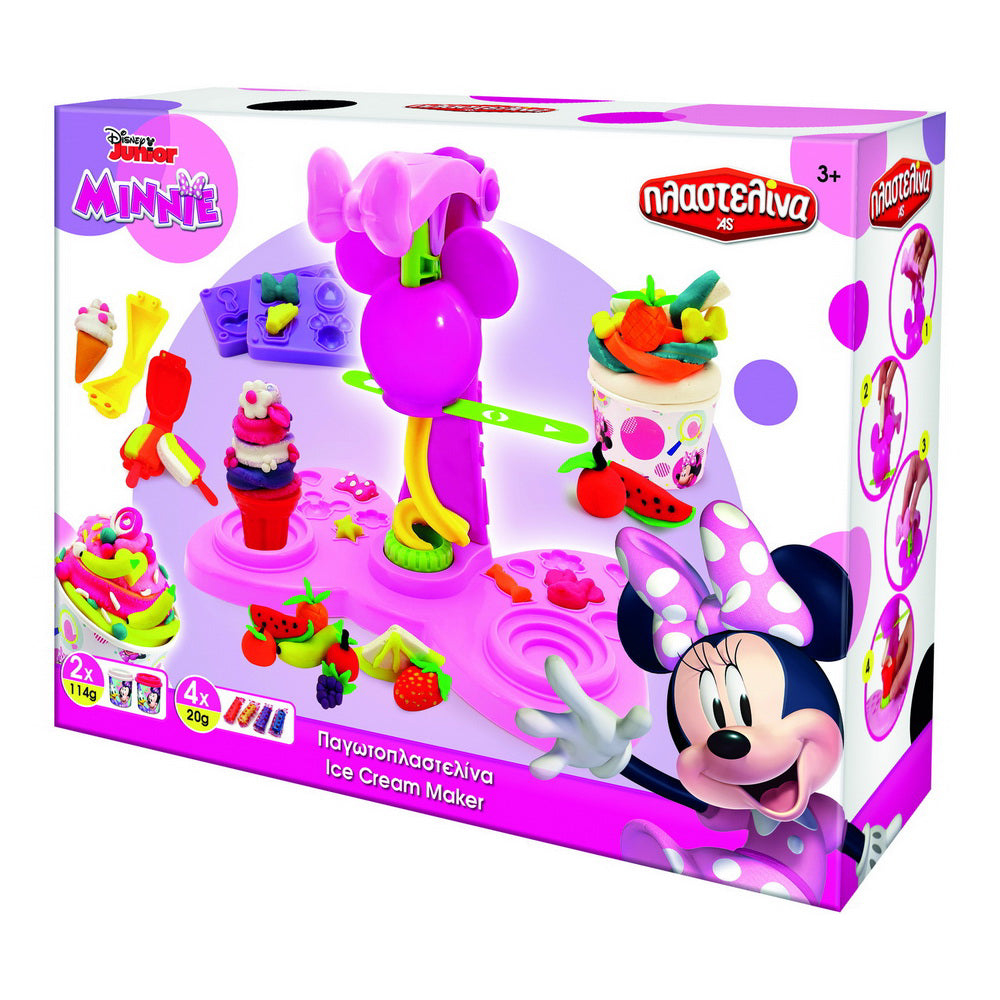 MASINA DE INGHETATA A LUI MINNIE CU PLASTILINA