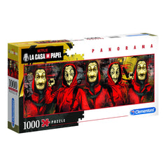 PUZZLE CASA DE PAPEL 1000 DE PIESE PANORAMA CLEMENTONI