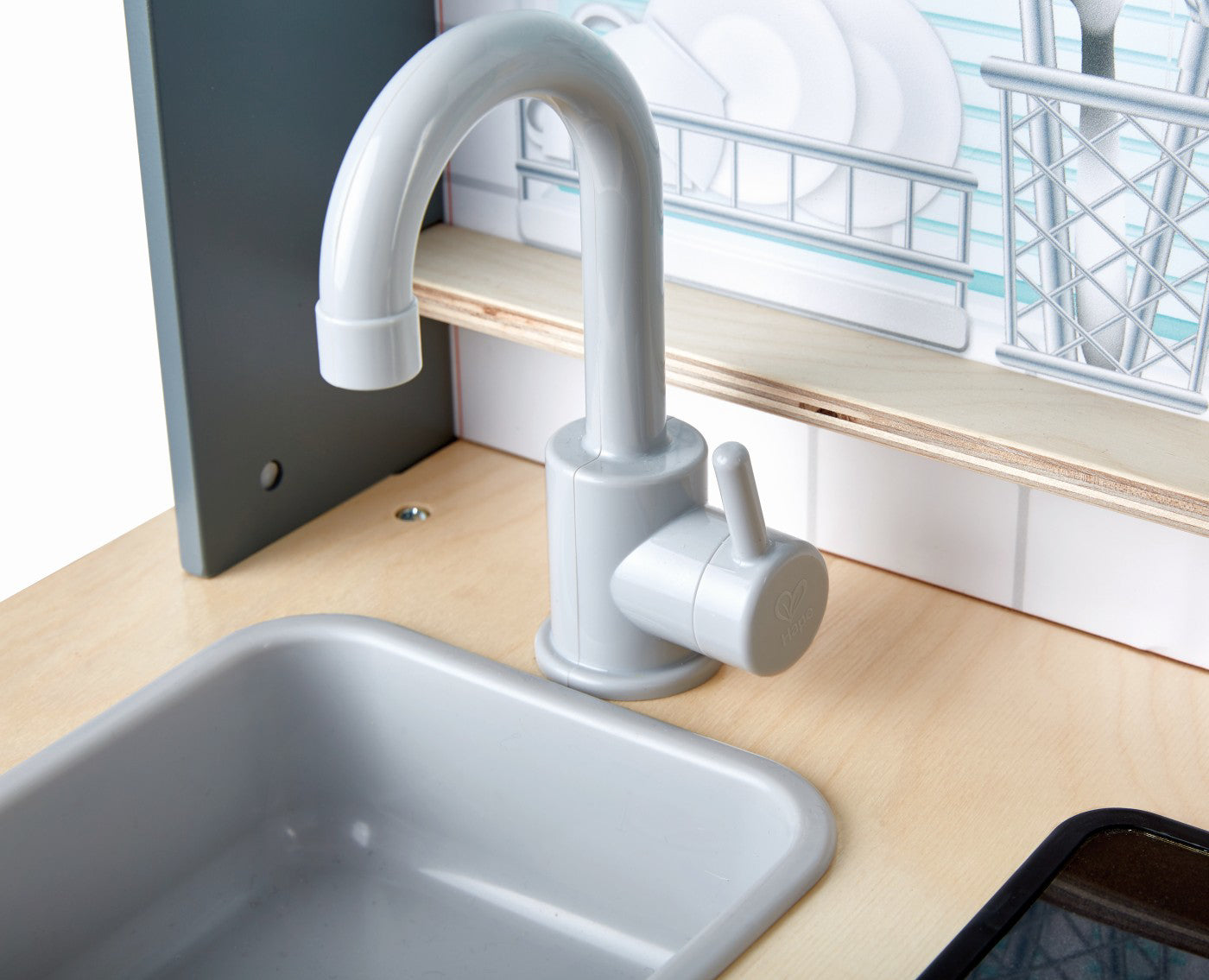 HAPE BUCATARIE CU SUNETE SI LUMINI GRI