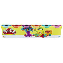 PACHET PLAY DOH 6 CUTII CULORI APRINSE