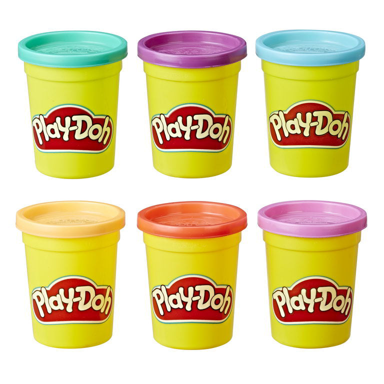 PACHET PLAY DOH 6 CUTII CULORI APRINSE