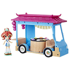 MINI FIGURINE EQUESTRIA MINIS CU VEHICUL