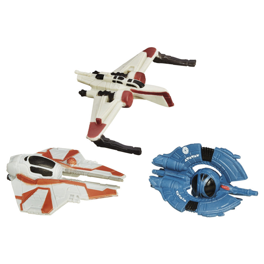 SET 3 FIGURINE MICROMACHINES EPISODUL VII CLONE FIGHTER