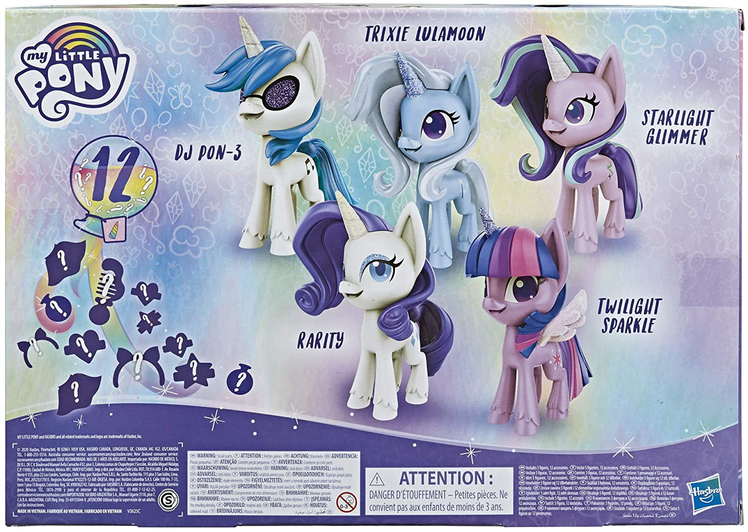 SET 5 PONEI UNICORN SPARCLE