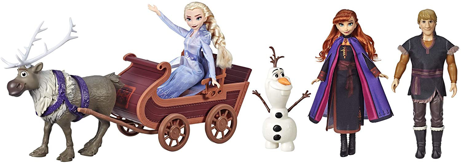 SET FROZEN2 CU SANIE SI PAPUSI