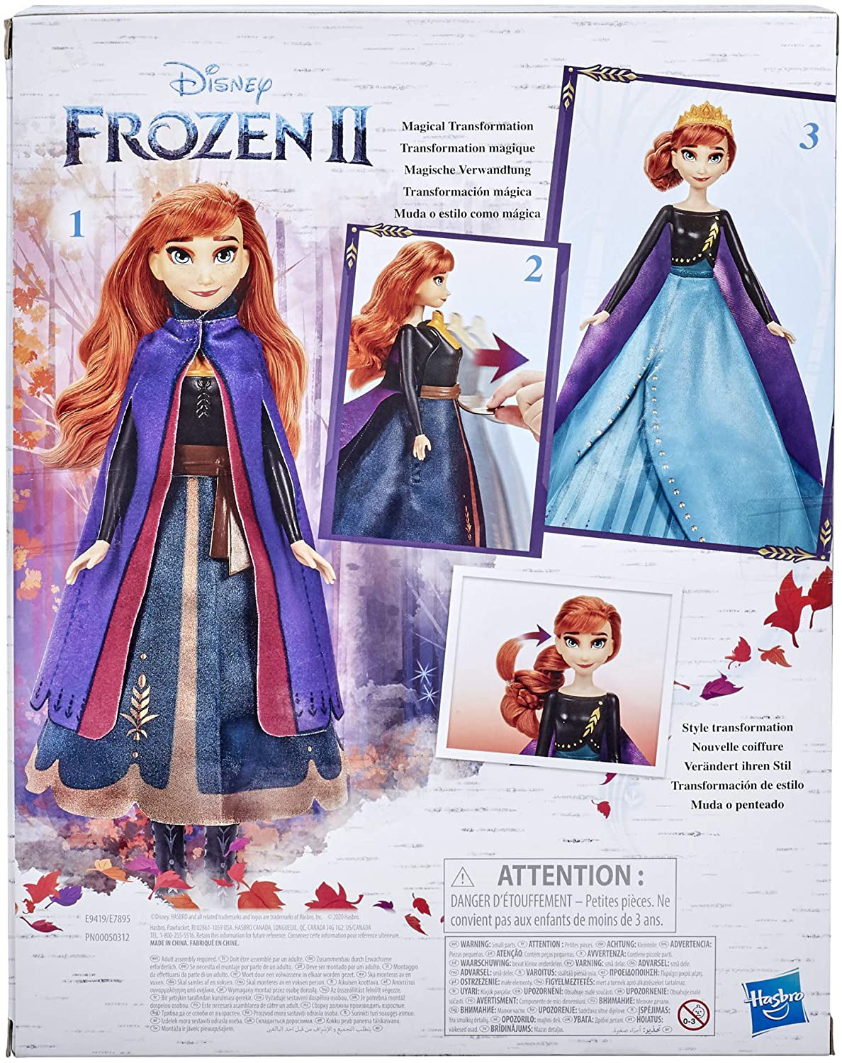 PAPUSA FROZEN2 ANNA TRANSFORMAREA FINALA