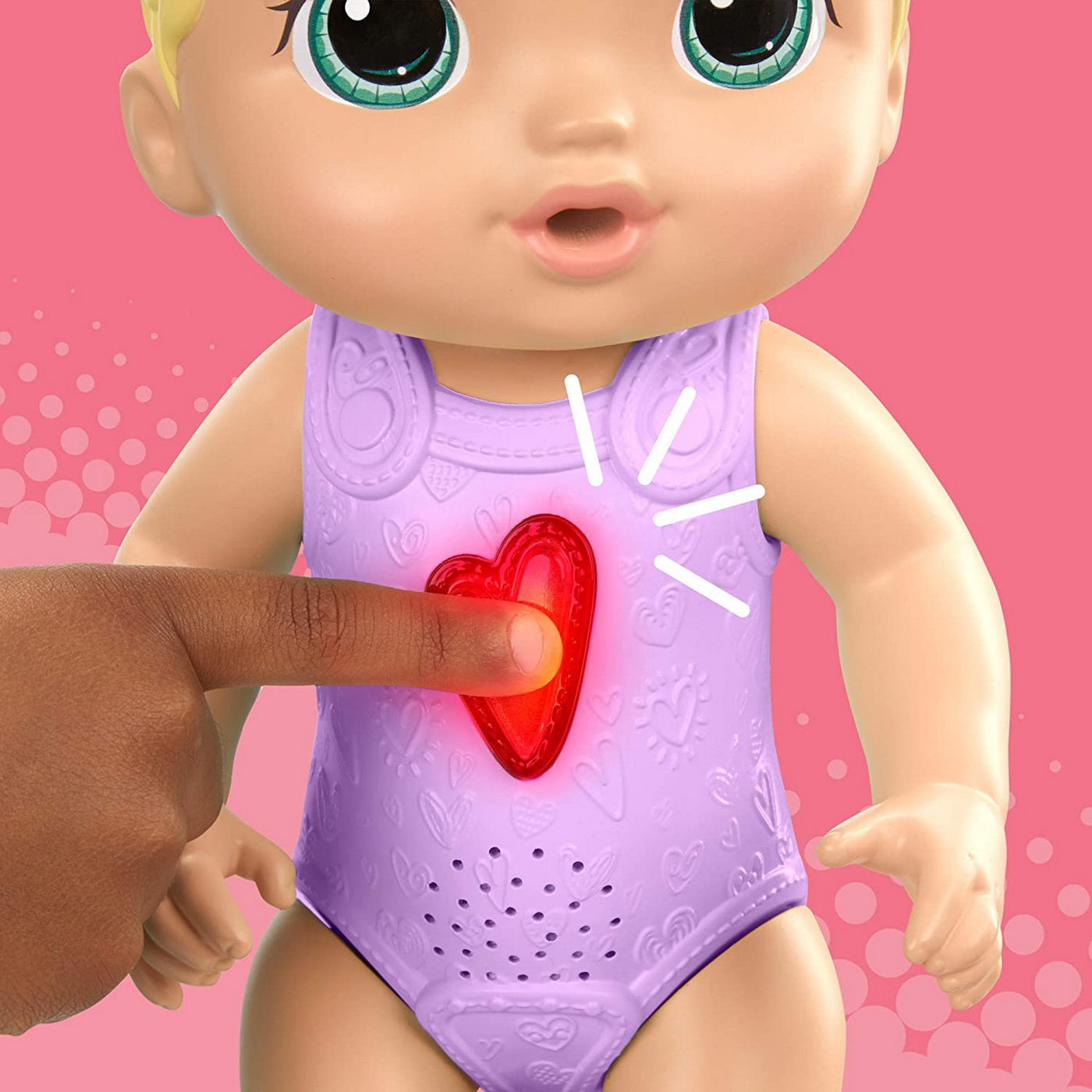 PAPUSA BABY ALIVE FERICITA CU BATAI COLORATE ALE ALE INIMII