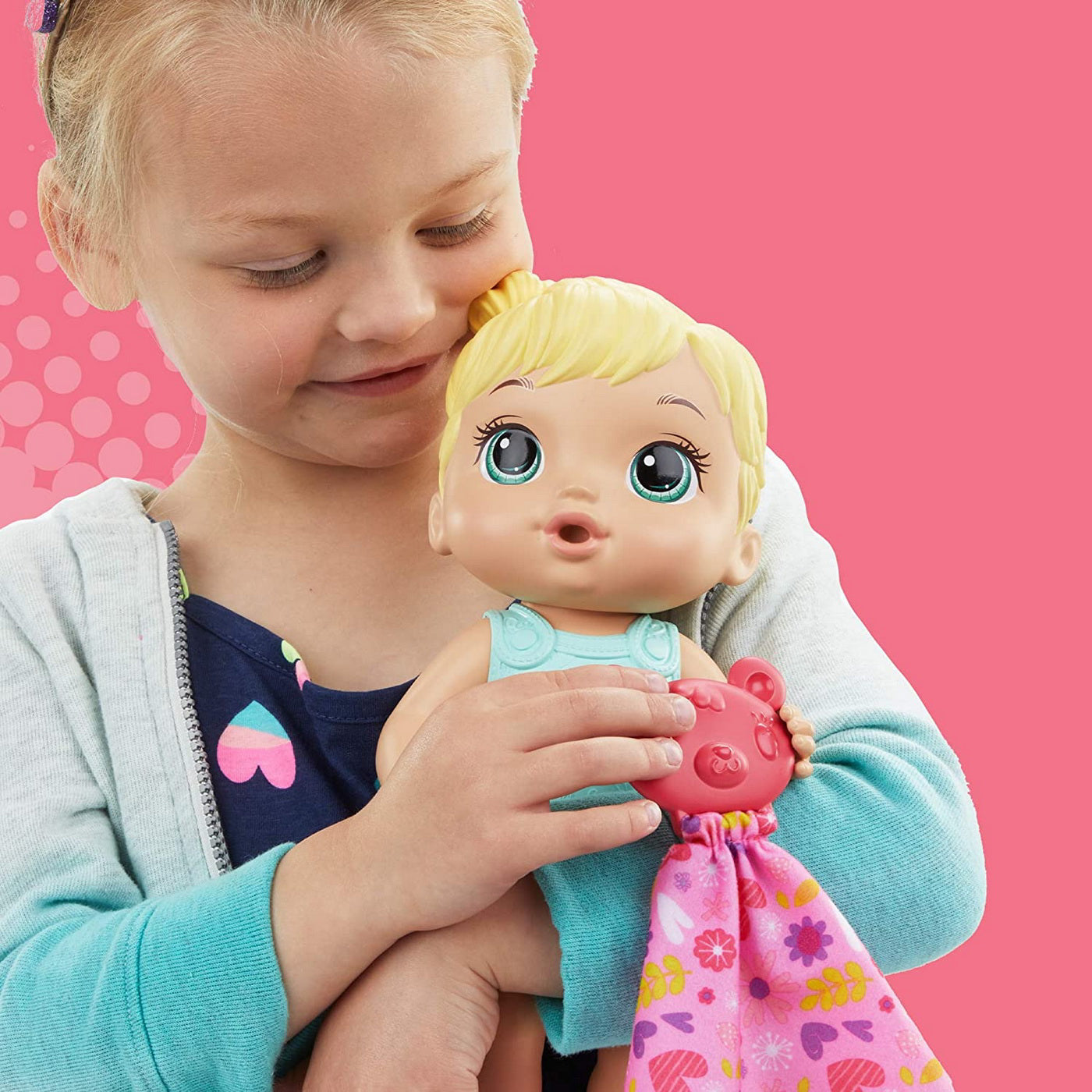 PAPUSA BABY ALIVE FERICITA CU BATAI COLORATE ALE ALE INIMII